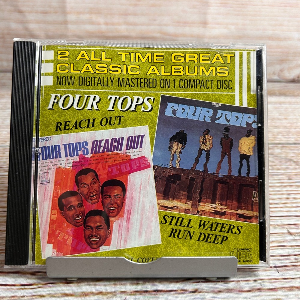 Four Tops Reach Out Still Waters Run Deep CD Motown MCD08007MD 1986 Soul R&B
